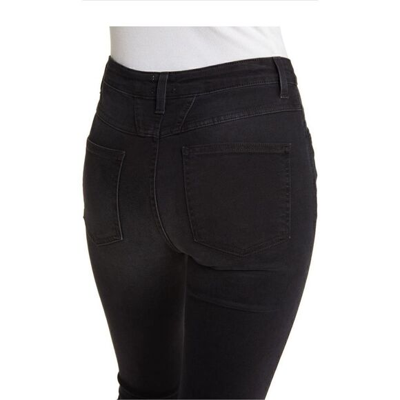 Closed Womens Mid-Rise Stretch Pusher Skinny Jeans Dark Grey Dark Wash Size 27 - Picture 5 of 15